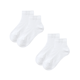 【5A抗菌】男女童短袜两双装春季新款安奈儿童装实体店同款JM517578