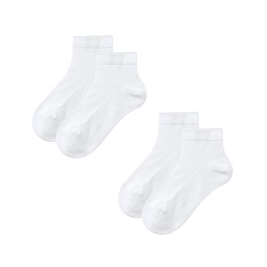 【5A抗菌】男女童短袜两双装春季新款安奈儿童装实体店同款JM517578 商品图0