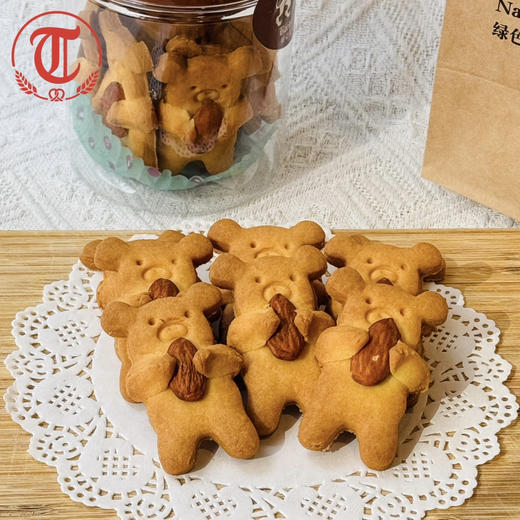 手工小熊抱抱曲奇 100g 商品图1