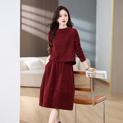 韩版洋气妈妈装宽松显瘦好看半身裙套装ZYF2502 商品图0