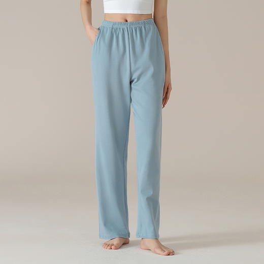 雀说 纯棉睡裤女春季长裤薄款宽松休闲可外穿H38 商品图7