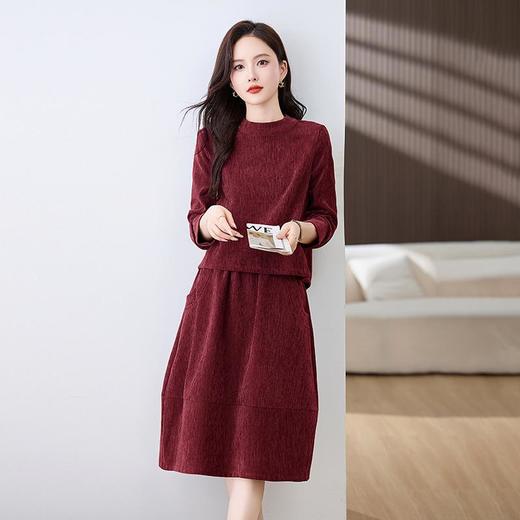 韩版洋气妈妈装宽松显瘦好看半身裙套装ZYF2502 商品图3