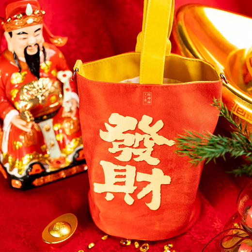 北高峰正版授权 百财图&钱袋子手提包/手机包/桶包/挎包 商品图9