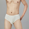 2.17素道彩棉内裤男 透气吸汗简约中腰三角裤白色 商品缩略图0