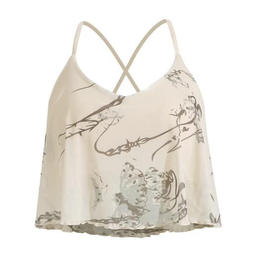 跃牌【瑜见伽人系列】新款V领交叉肩一体式运动内衣百搭日常健身上衣女YB8186 商品图3