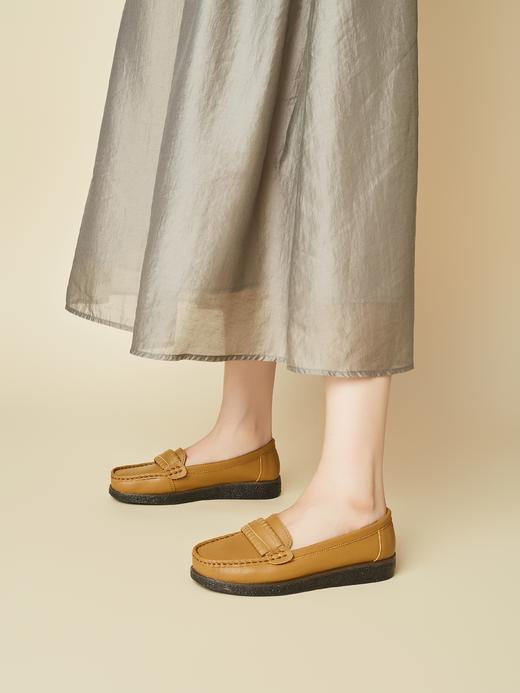 心选丨【春夏必备】真皮软底简约舒适单鞋脚感满分 商品图6