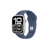 Apple/苹果 Watch Series 10 智能手表GPS/蜂窝款42/46毫米铝金属表壳黑色运动型表带S/M MX1M3CH/B 商品缩略图1