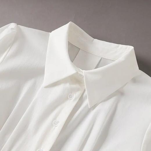 【高货wl】全新升级【铂金会员330/天猫439/差价109】(02440) 洛诗琳法式气质显瘦优雅衬衫裙通勤复古收腰压褶连衣裙 商品图2