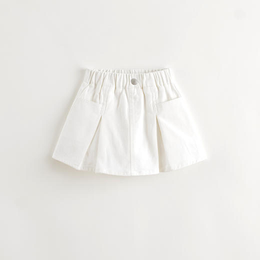 马克珍妮女童时尚牛仔百褶裙 儿童百搭短裙半身裙春夏新款250298 商品图2