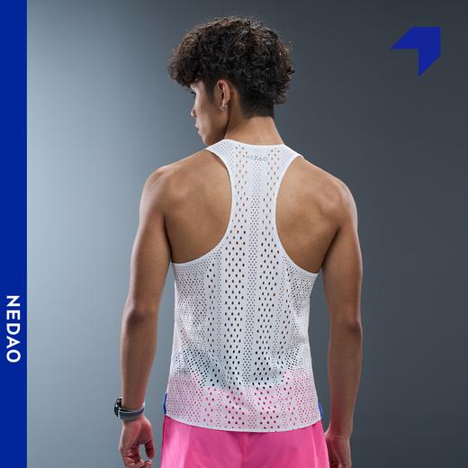 NEDAO内道风洞背心轻量春夏新款透气排汗男款跑步马拉松运动背心 商品图4
