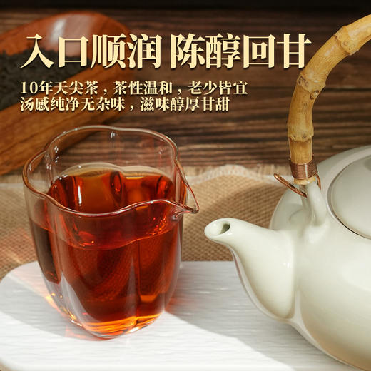 【节日送礼】黑色经典湘西黄金茶/茉莉花茶/安化黑茶48g/盒 古法制茶 通透见底 商品图10