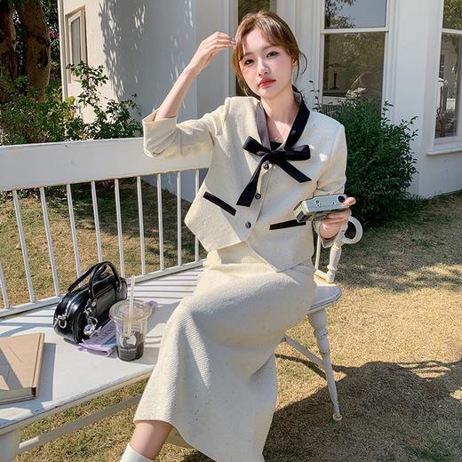 小香风套装2025春秋新款时尚气质名媛时尚洋气半身裙两件套NSYZ2561 商品图2