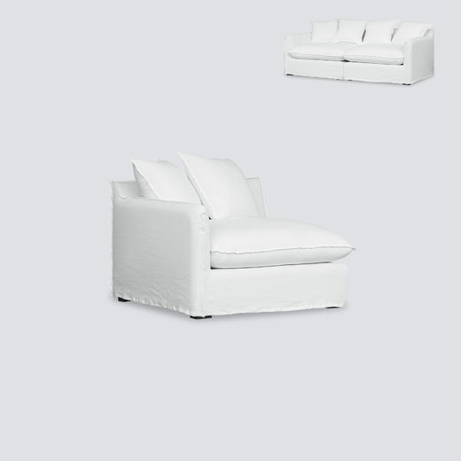 NS家居 ns furniture软包布艺组合沙发NSSF-5451-M1 商品图5
