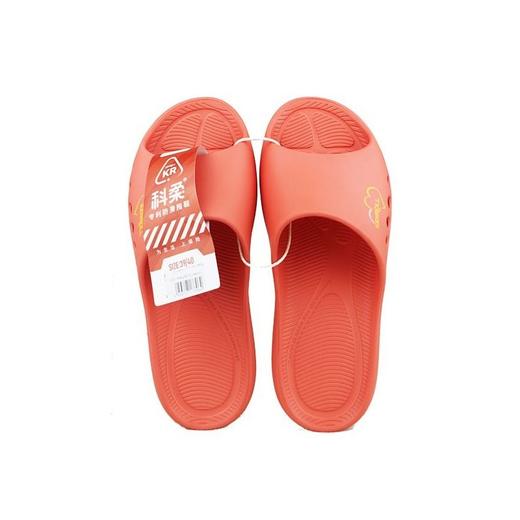 科柔211印花浴室防滑女拖橙37-38 商品图1