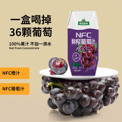 版纳雨林200ml童趣礼盒 NFC葡萄汁200ml*10盒【XPTX】 商品图0