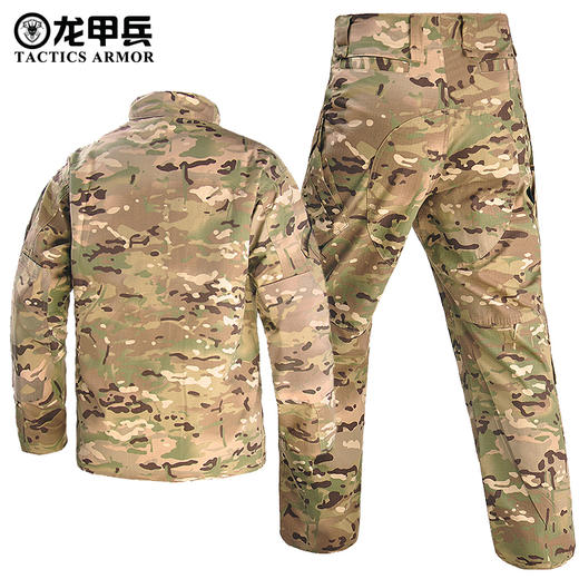 【户外战术 防泼耐撕裂 挺括保型】龙甲兵R6迷彩套户外训练战术套装ds（hy） 商品图5