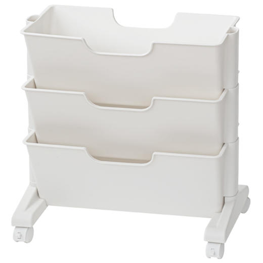 【可放各类书本/试卷】可移动的桌下书架 三层分类 学生课桌阅读架落地多层阅读书架 桌面收纳整理置物架 商品图4