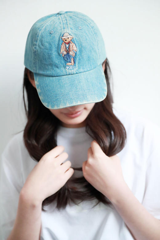 真的巨好看，立马气质不一样了。丹宁复古小标刺绣棒球帽C021768 商品图8