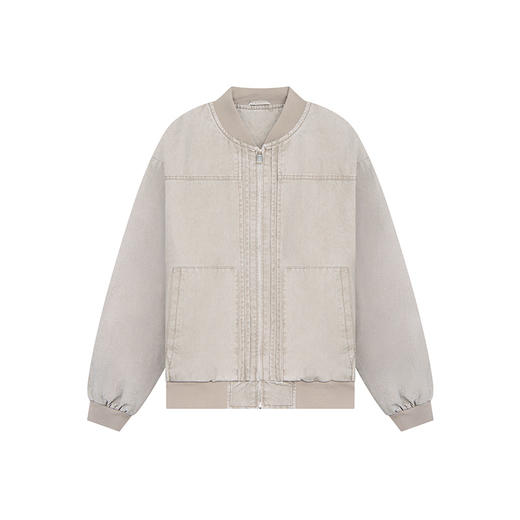 徐太浪复古缉明线棒球领夹克男2025新款春季潮牌男装宽松休闲外套 商品图4