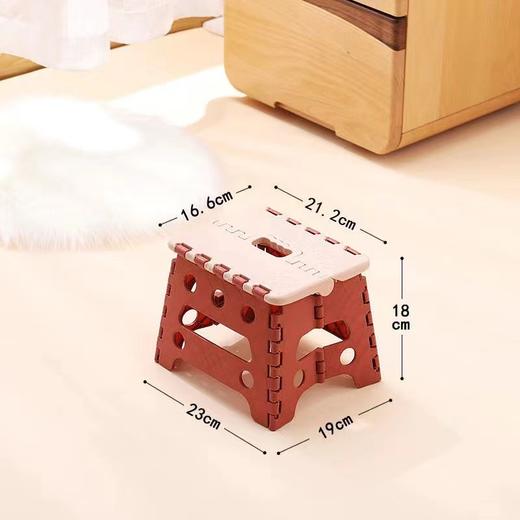 【节省空间，便携式折叠椅】高质便加厚手提凳携折叠凳，强韧PP材质，稳固结实，轻松承重，家用儿童凳户外矮凳塑料换鞋小板凳QQ 商品图6