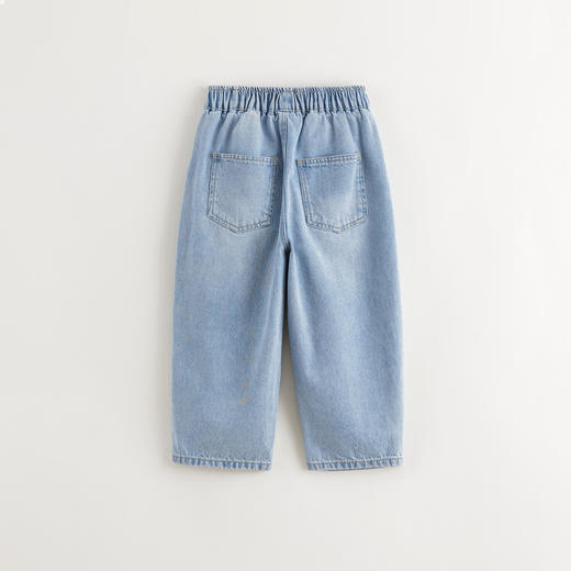 马克珍妮男童轻潮时尚牛仔萝卜裤 儿童裤子2025年春夏新款550651
 商品图1