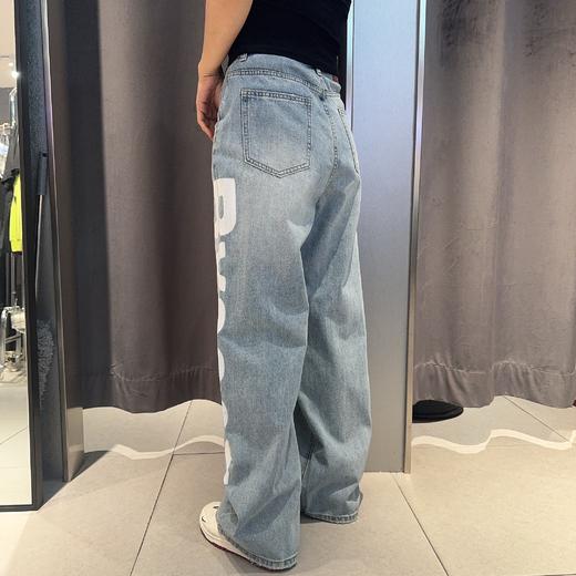 B印字母阔腿牛仔裤春季011801032141 商品图1