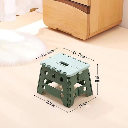 【节省空间，便携式折叠椅】高质便加厚手提凳携折叠凳，强韧PP材质，稳固结实，轻松承重，家用儿童凳户外矮凳塑料换鞋小板凳QQ 商品图4