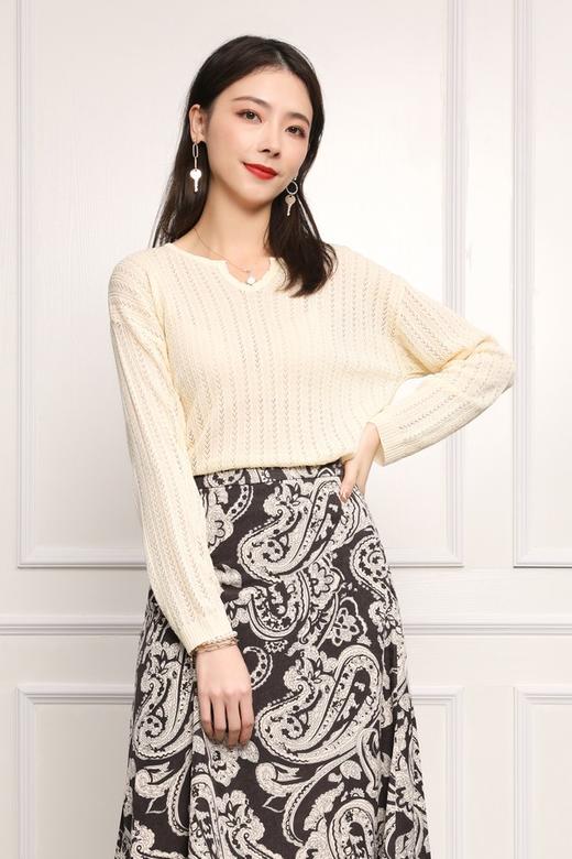 LNNNS 编织条纹针织上衣 11862 商品图0