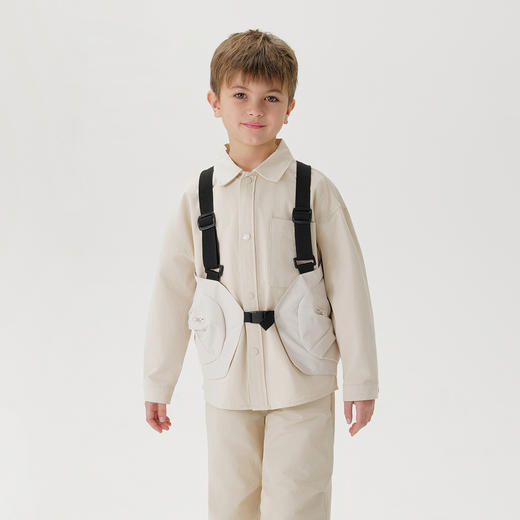 【三防】马克珍妮男女童城市户外机能马甲2025年春夏新款250088 商品图2