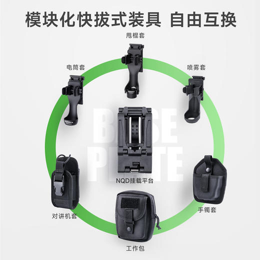 纳丽德 TEX11多功能战术腰封快扣模块化设计 商品图3