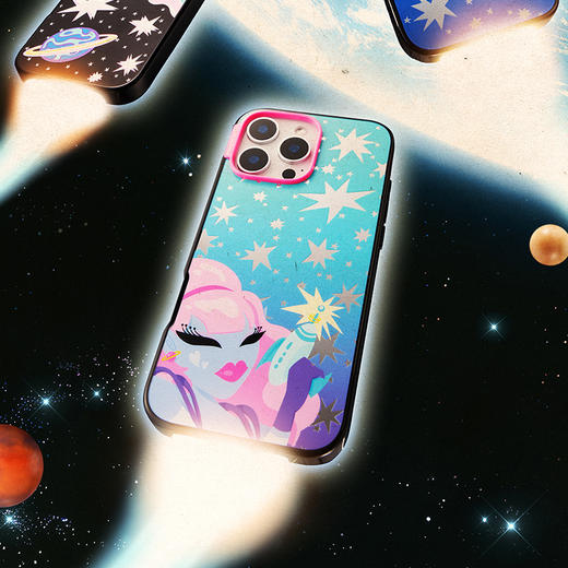 【太空梦游记】银河迪斯科 POPCASE手机壳 MagSafe Popcase磁吸款 镜面壳 蓝色 日月星 卡通 iPhone 16/15/14 商品图3