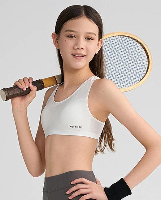 【春上新】8楼爱慕儿童Aimer Kids女孩丝柔幻想三阶段背心式运动文胸AJ115G884，吊牌价329元 商品图2
