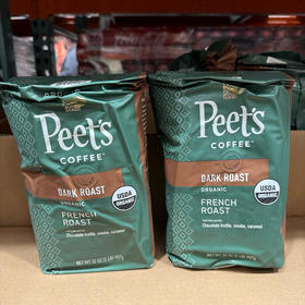绿色有机咖啡粉来了📣注意⚠️是咖啡粉！！美国🇺🇸直邮特价240元得包税包邮到手了🔥咖啡界的祖师爷🌟Peet’s 有机咖啡粉