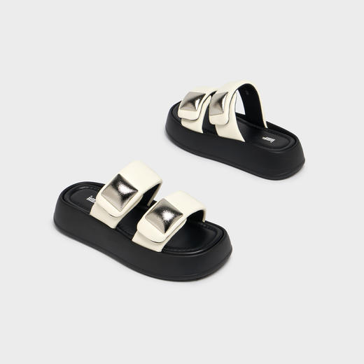 IEF/爱依服2025夏季 厚底松糕鞋女时尚休闲一字拖外穿凉拖鞋子2515 商品图1