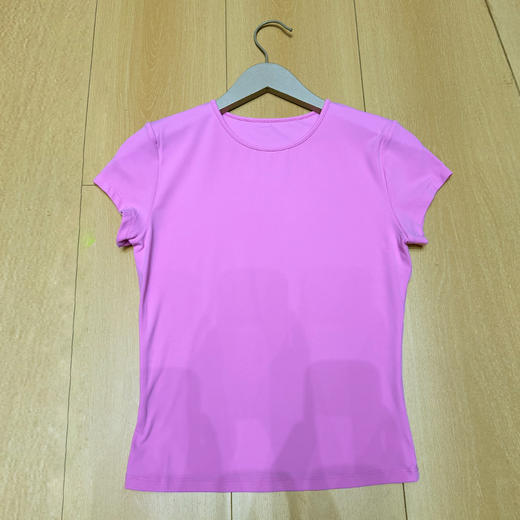 哈瓦塔春夏新款速干修身短袖运动短T恤H350101 商品图10