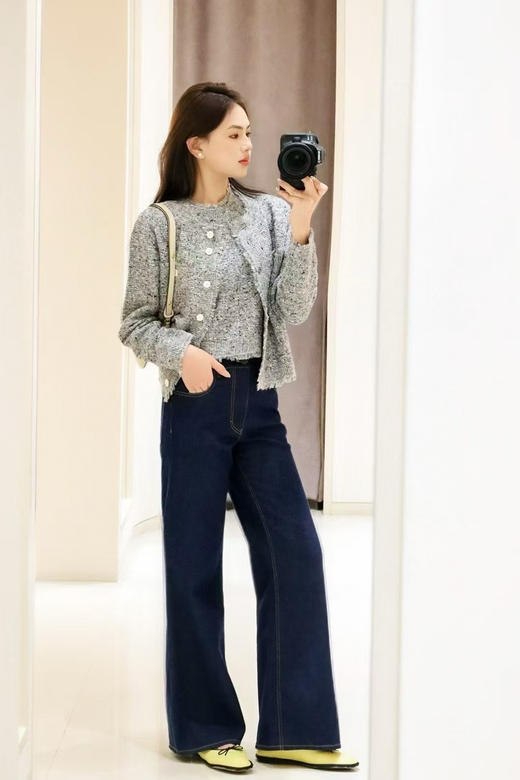 210-2 独家圆正 25春夏 小香风夹花针织 时尚背心 贵气针织开衫 商品图10