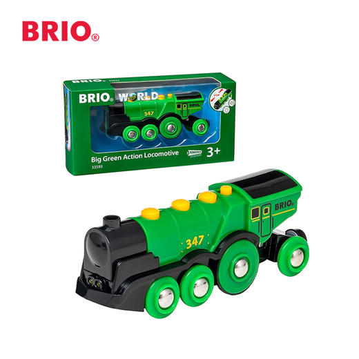 瑞典 BRIO 火车系列绿色电动火车玩具 适合年龄3岁 33593 商品图0