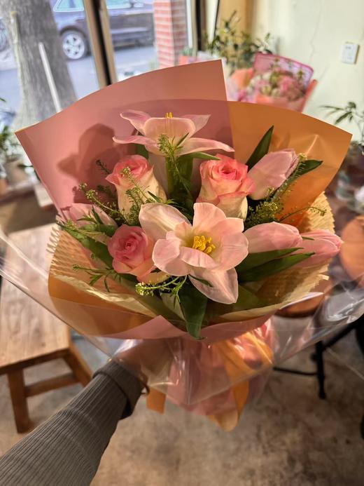 粉色系混搭花束 商品图0