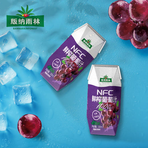 版纳雨林200ml童趣礼盒 NFC葡萄汁200ml*10盒【XPTX】 商品图2