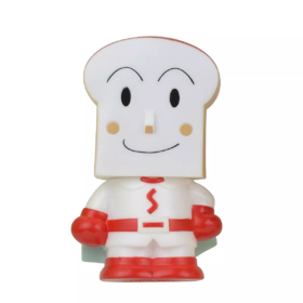 万代 Bandai 面包超人捏捏发声软胶公仔-吐司超人BANC492553