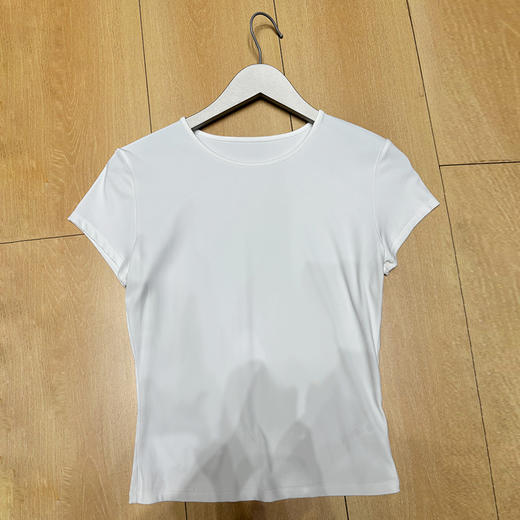 哈瓦塔春夏新款速干修身短袖运动短T恤H350101 商品图7