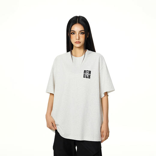 【Achock官方店】春夏新款美式复古logo短袖T恤男女潮牌宽松上衣 商品图1