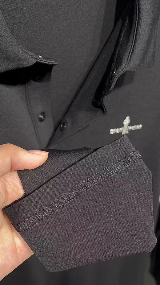 新款正品比音勒芬春季商务长袖polo衫简约通勤翻领T恤

尺码 M-3XL，黑色

原价980 商品图9