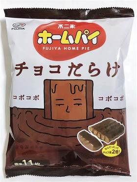 不二家巧克力家庭派饼干