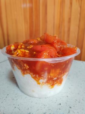 木须柿子盖饭