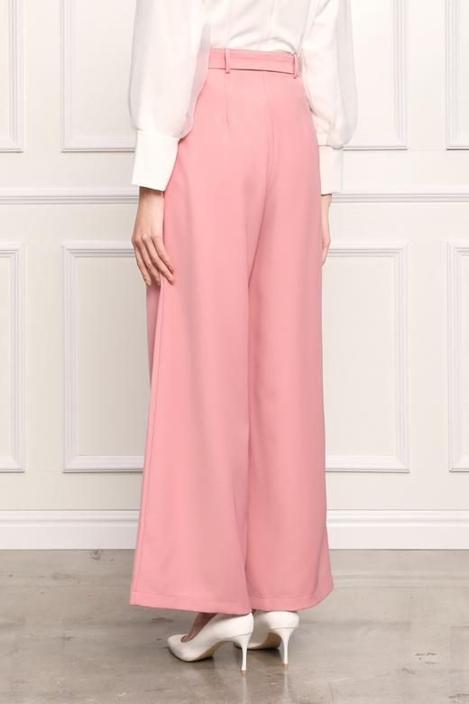 amadella 花朵扣饰粉色直筒长裤 11805 商品图2