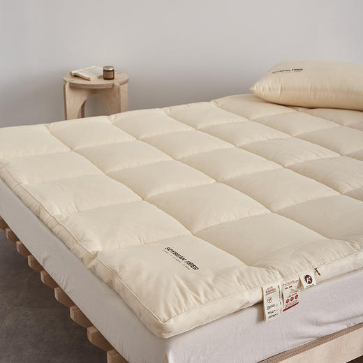 【A类5CM全棉大豆床垫】a类全棉大豆床垫透气保暖原棉床褥垫5cm加厚床垫子 商品图3
