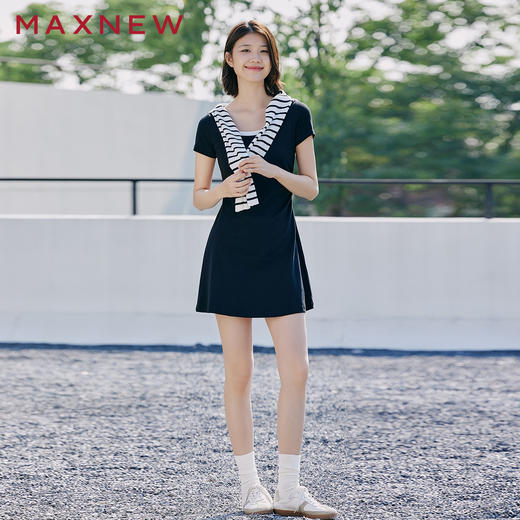 【裙装】褶皱收腰连衣裙 1P2225304 商品图2