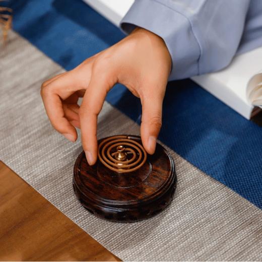 【盒装盘香】家用室内卧室持久熏香 盘香家居礼品沉香礼盒伴手礼 商品图3