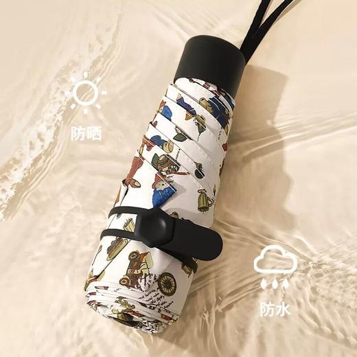 恒鼎五折黑胶晴雨两用迷你伞｜掌心之物，轻到无感，扛风更防晒~ 商品图3
